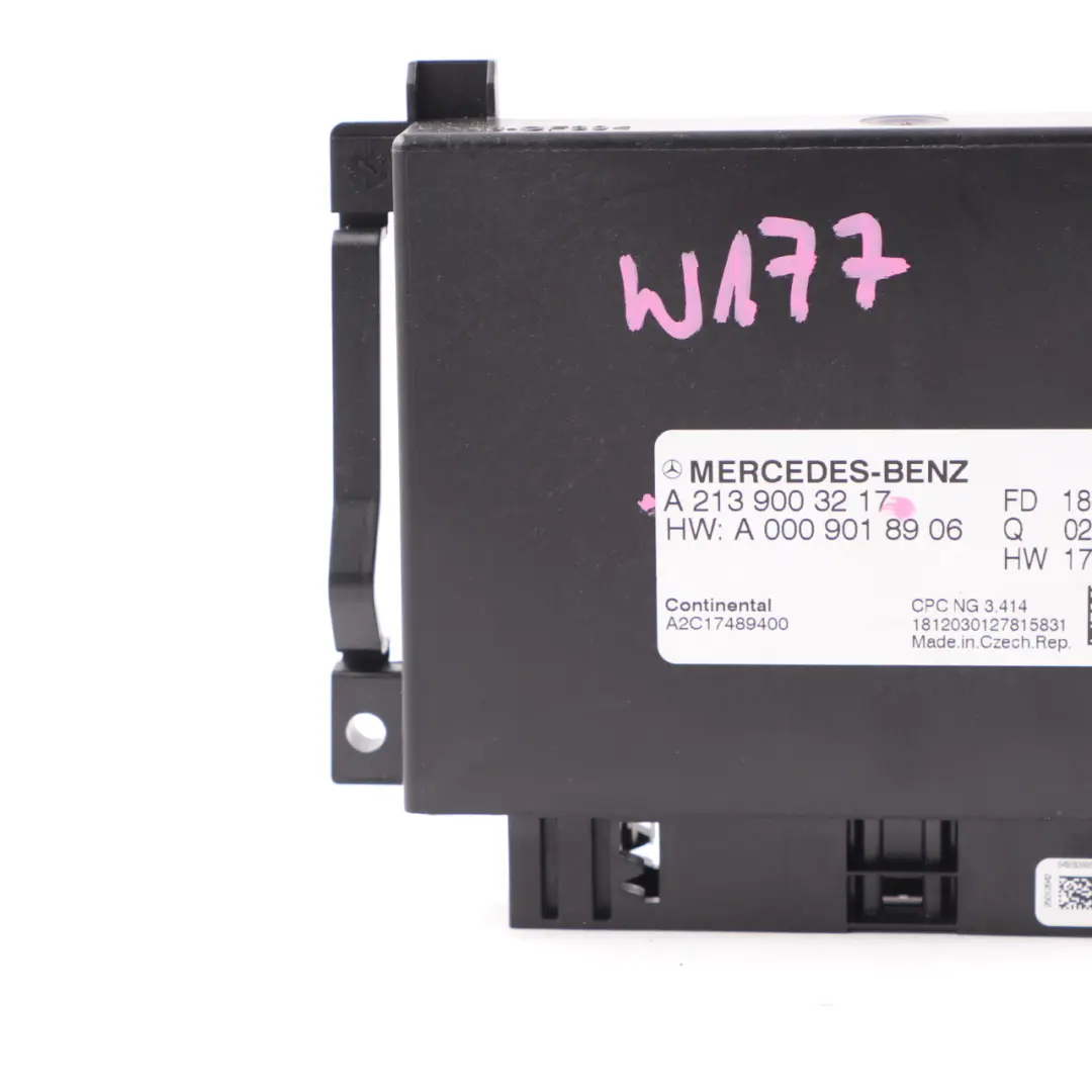 Gearbox Module Mercedes W177 W205 W213 Control Unit ECU Automatic to with Part number A2139003217 Gearbox Module Mercedes W177 W205 W213 Control Unit ECU Automatic - SKU A2139003217 - Part number A2139003217