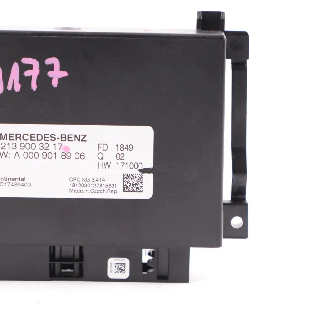 Modulo Cambio Mercedes W177 W205 W213 Unità Controllo ECU Automatica per con numero di parte A2139003217 Modulo Cambio Mercedes W177 W205 W213 Unità Controllo ECU Automatica - SKU A2139003217 - Numero di parte A2139003217