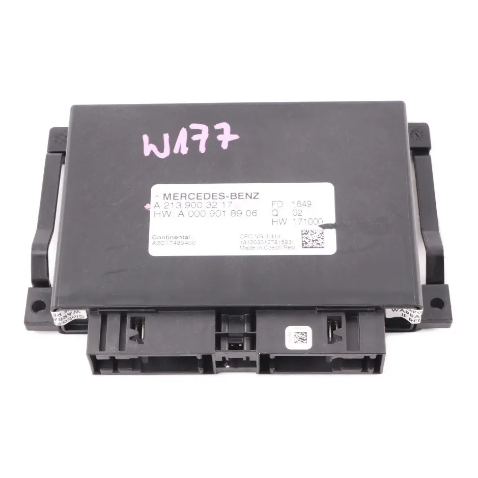 Module Boîte Vitesses Mercedes W177 W205 W213 ECU Automatique pour à propos du numéro de pièce A2139003217 Module Boîte Vitesses Mercedes W177 W205 W213 ECU Automatique - SKU A2139003217 - Numéro de pièce A2139003217