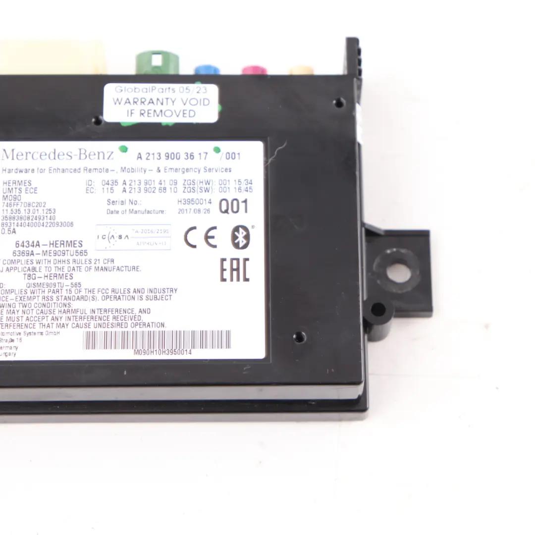  Telematikmodul Mercedes W176 W207 W205 Bluetooth Steuergerät - SKU A2139003617 - Teilenummer A2139003617