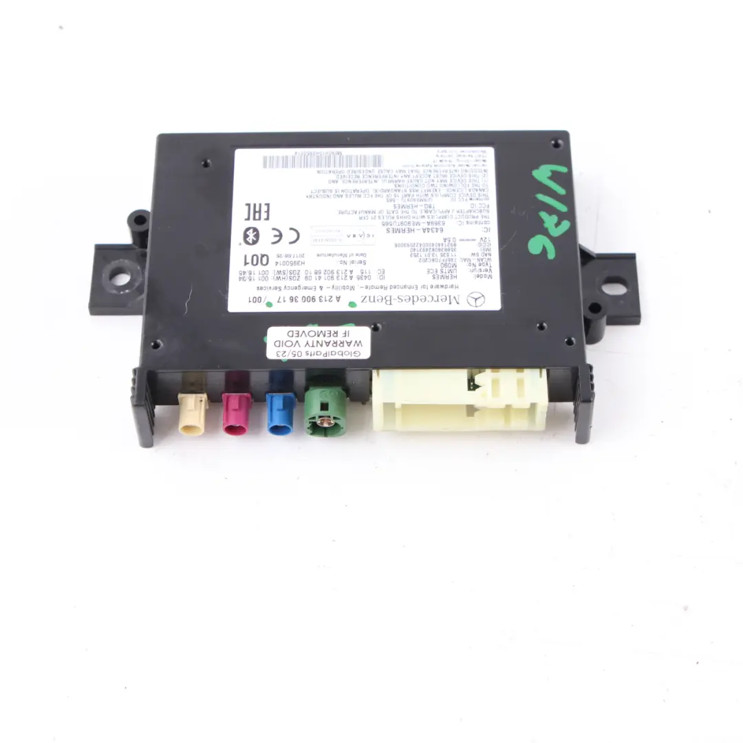 Module télématique Mercedes W176 W207 W205 Unité contrôle Bluetooth  - SKU A2139003617 - Numéro de pièce A2139003617