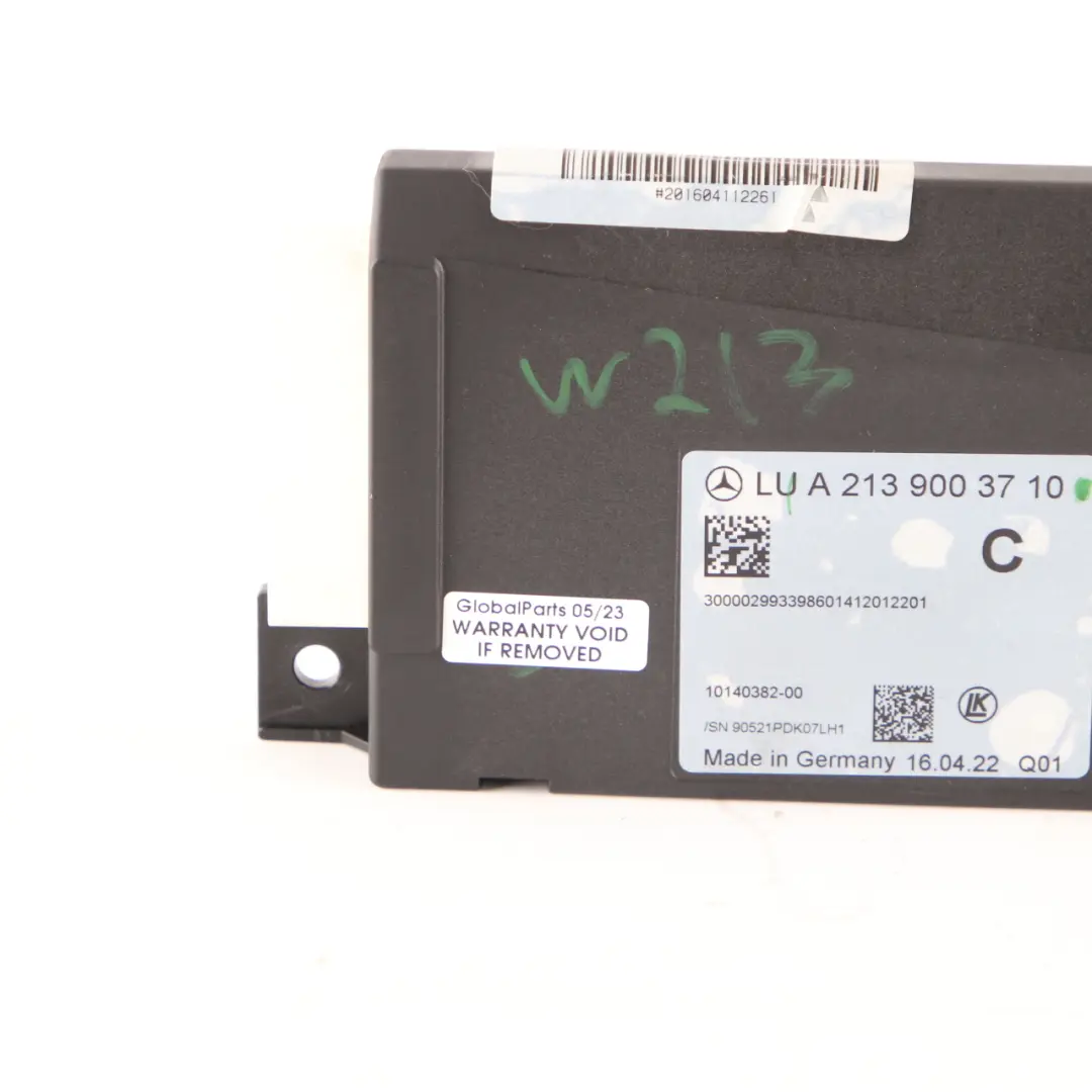 Mercedes W213 Ignition Control Unit Module ECU - SKU A2139003710 - Part number A2139003710