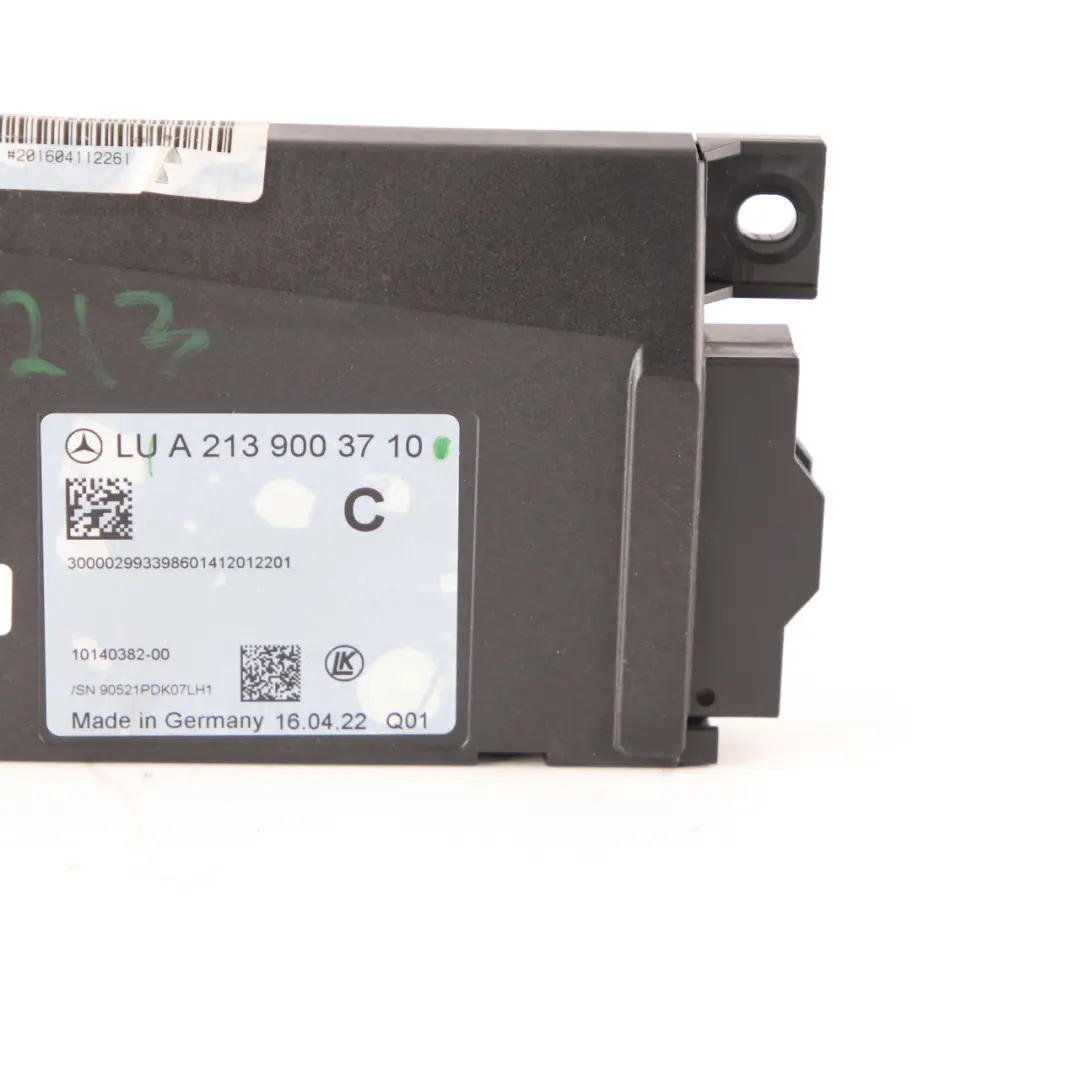 Mercedes W213 Ignition Control Unit Module ECU - SKU A2139003710 - Part number A2139003710