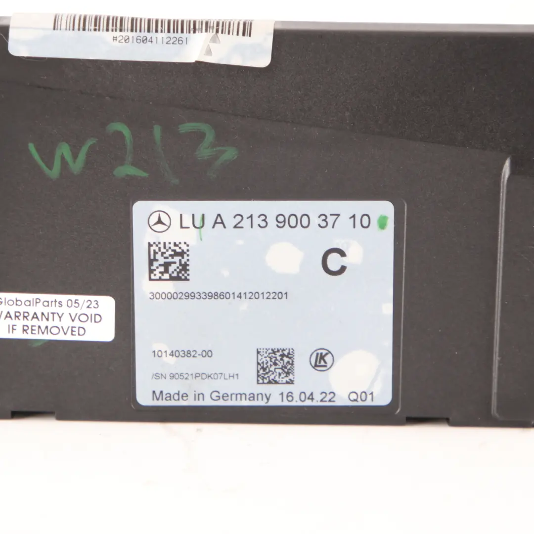 Mercedes W213 Ignition Control Unit Module ECU - SKU A2139003710 - Part number A2139003710