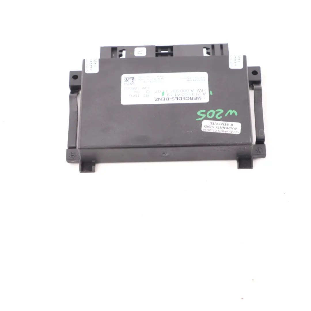  Módulo Mercedes W205 Unidad de Control de la Caja de Cambios - SKU A2139004119 - Número de pieza A2139004119