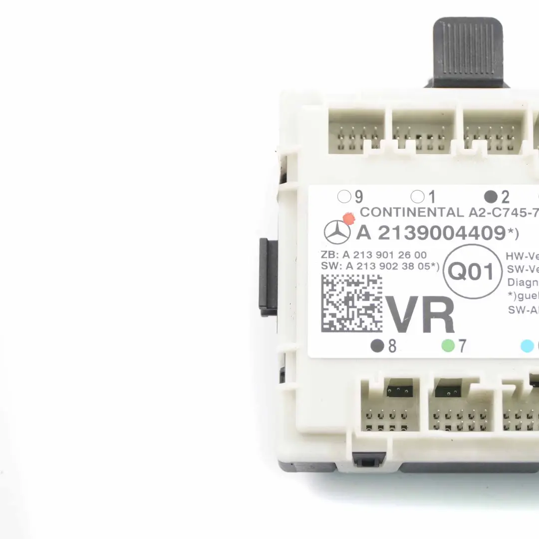 Modulo porta anteriore destra Unità controllo per Mercedes W213 con numero di parte A2139004409 Mercedes W213 Modulo porta anteriore destra Unità controllo - SKU A2139004409 - Numero di parte A2139004409