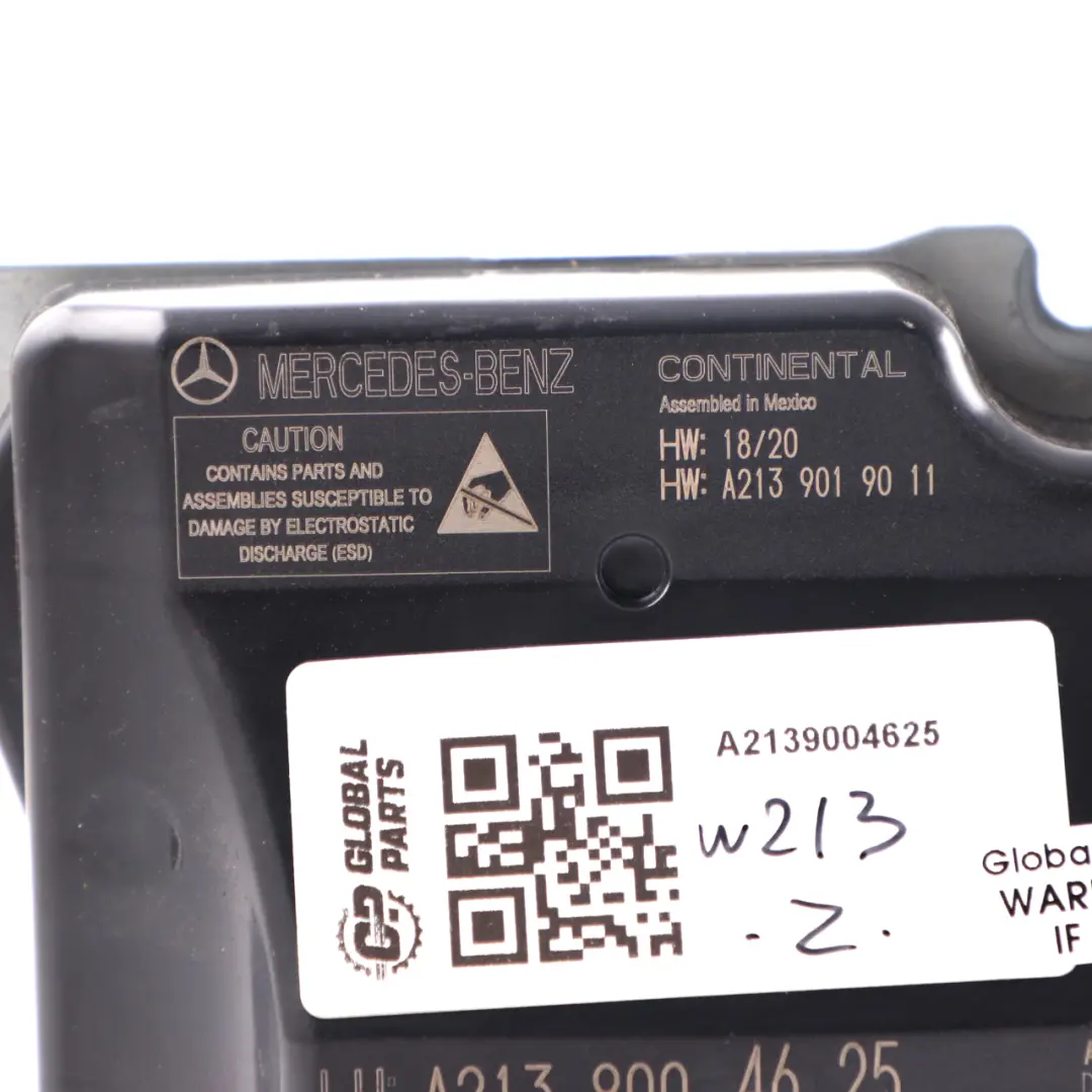 Mercedes W213 C238 C253 C257 Modułu Sterownik Airbag Poduszek - SKU A2139004625 - Numer Części A2139004625