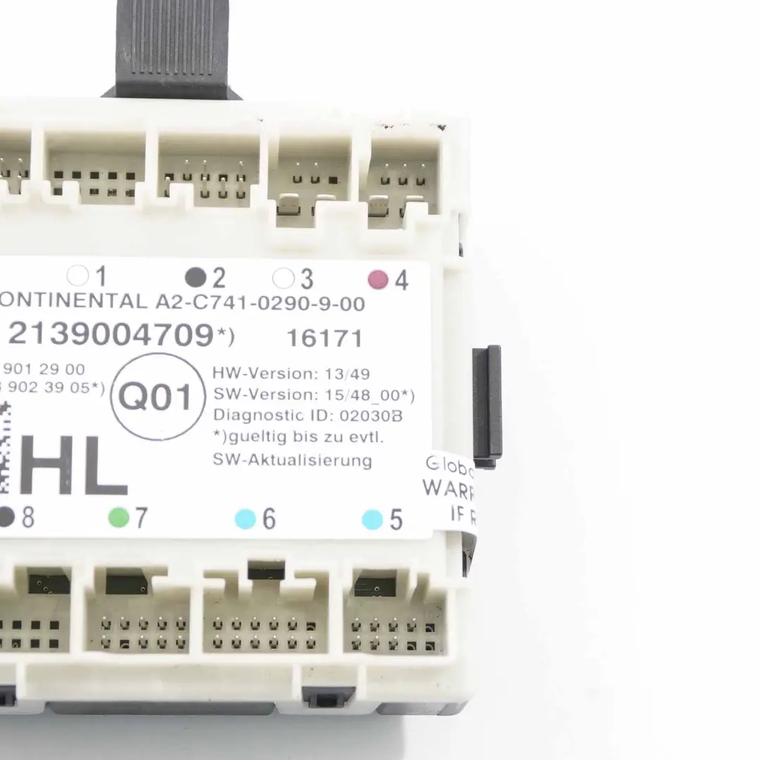 Mercedes W213 Door Module Rear Left N/S Control Unit - SKU A2139004709 - Part number A2139004709