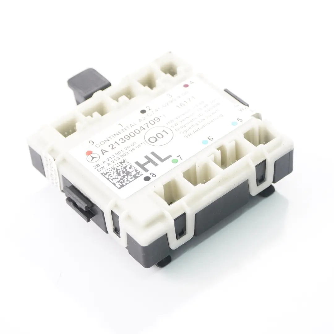 Door Module Rear Left N/S Control Unit to Mercedes W213 with Part number A2139004709 Mercedes W213 Door Module Rear Left N/S Control Unit - SKU A2139004709 - Part number A2139004709