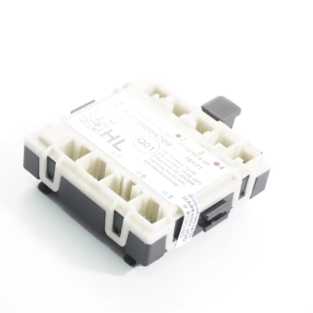 Modulo porta posteriore sinistra Unità di controllo per Mercedes W213 con numero di parte A2139004709 Mercedes W213 Modulo porta posteriore sinistra Unità di controllo - SKU A2139004709 - Numero di parte A2139004709