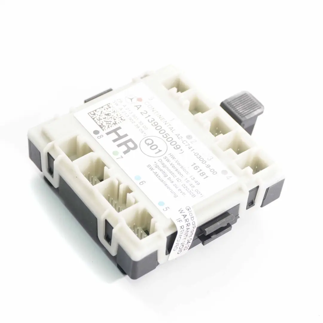 Door Module Rear Right O/S Control Unit to Mercedes W213 with Part number A2139005009 Mercedes W213 Door Module Rear Right O/S Control Unit - SKU A2139005009 - Part number A2139005009