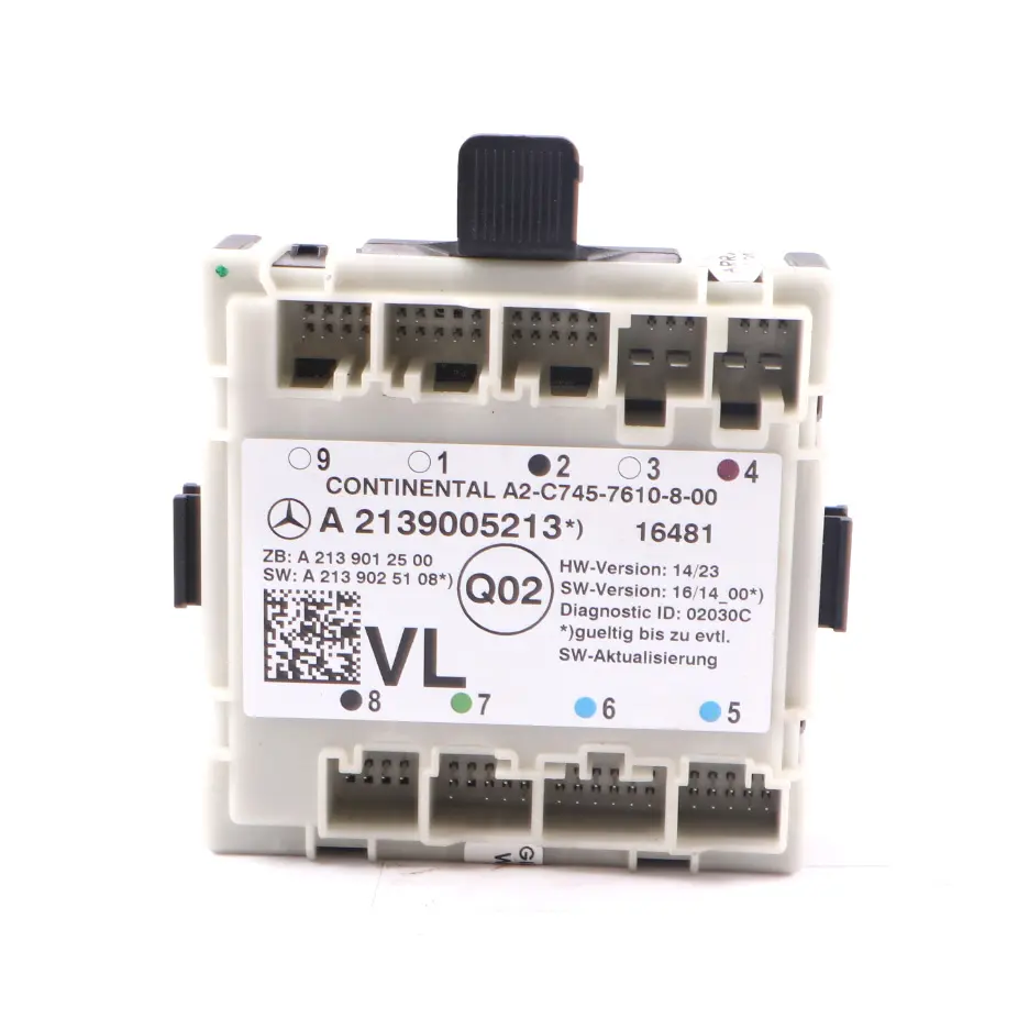 Modulo centralina controllo porte anteriore sinistro per Mercedes W213 con numero di parte A2139005213 Mercedes W213 Modulo centralina controllo porte anteriore sinistro - SKU A2139005213 - Numero di parte A2139005213