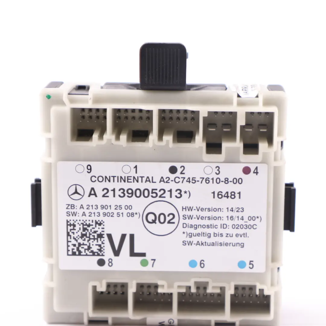 Moduł Sterownik Drzwi ECU Lewy Przód do Mercedes W213 o numerze A2139005213 Mercedes W213 Moduł Sterownik Drzwi ECU Lewy Przód - SKU A2139005213 - Numer Części A2139005213