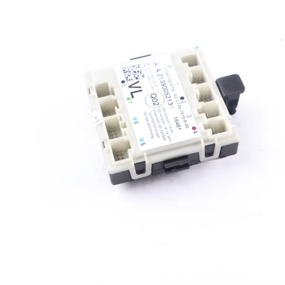 Module ECU de contrôle des portes avant gauche pour Mercedes W213 à propos du numéro de pièce A2139005213 Mercedes W213 Module ECU de contrôle des portes avant gauche - SKU A2139005213 - Numéro de pièce A2139005213