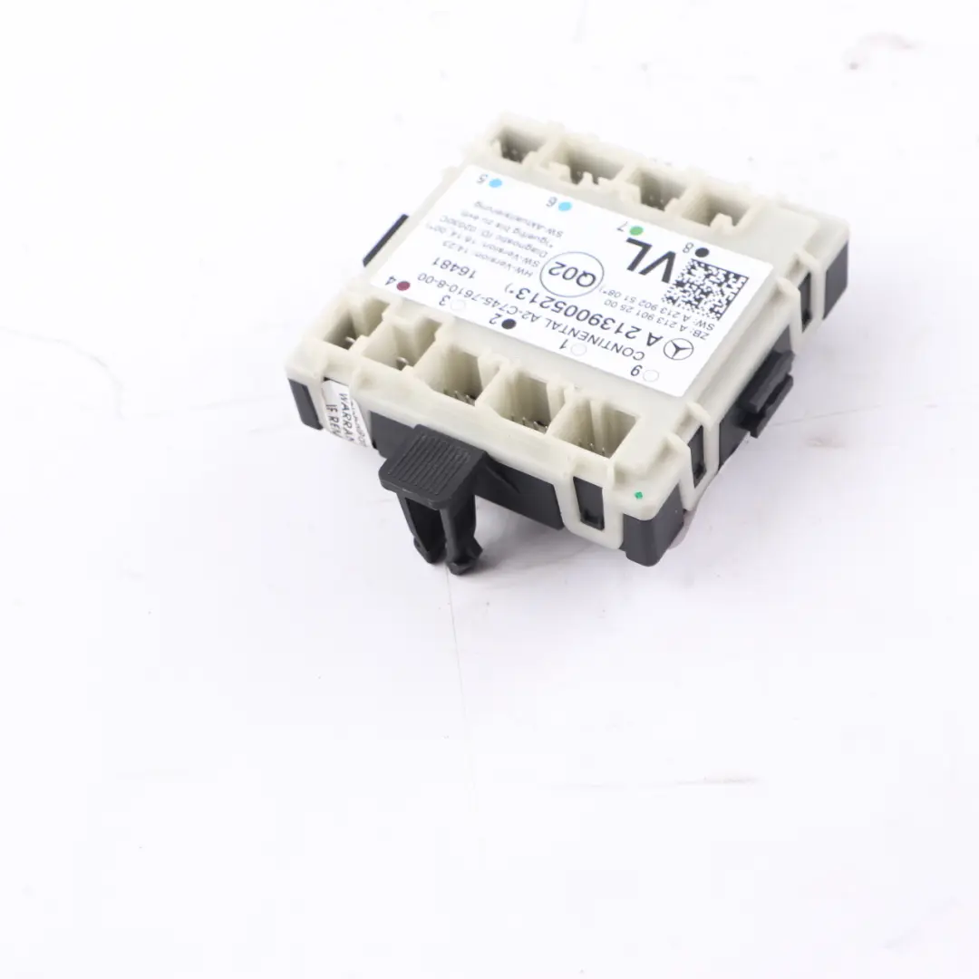 Módulo ECU Control Puerta Delantera Izquierda para Mercedes W213 con número de pieza A2139005213 Mercedes W213 Módulo ECU Control Puerta Delantera Izquierda - SKU A2139005213 - Número de pieza A2139005213