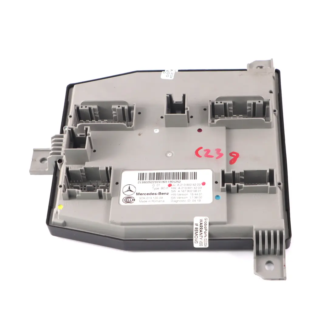 SAM Module Mercedes W213 C238 Control Unit Front ECU to with Part number A2139005223 SAM Module Mercedes W213 C238 Control Unit Front ECU - SKU A2139005223 - Part number A2139005223