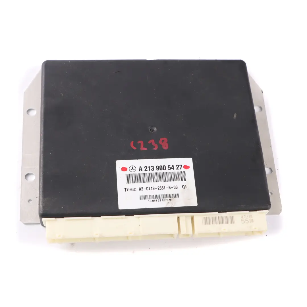 Suspension Level Control Unit Module Airmatic to Mercedes W213 C238 Air with Part number A2139005427 Mercedes W213 C238 Air Suspension Level Control Unit Module Airmatic - SKU A2139005427 - Part number A2139005427