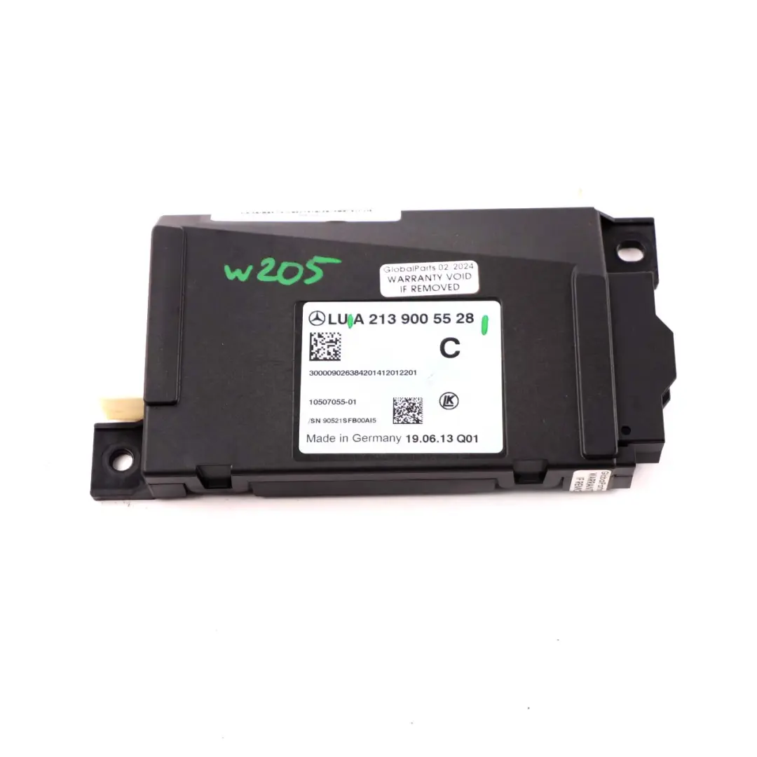 Mercedes W205 W213 Module commande serrure centrale d'allumage ECU - SKU A2139005528 - Numéro de pièce A2139005528