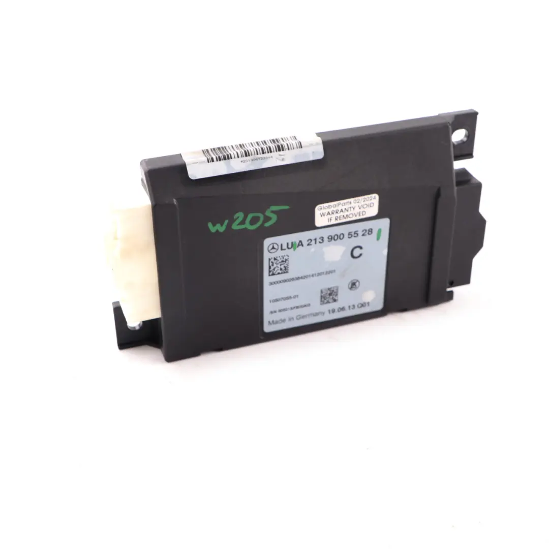 Mercedes W205 W213 Module commande serrure centrale d'allumage ECU - SKU A2139005528 - Numéro de pièce A2139005528