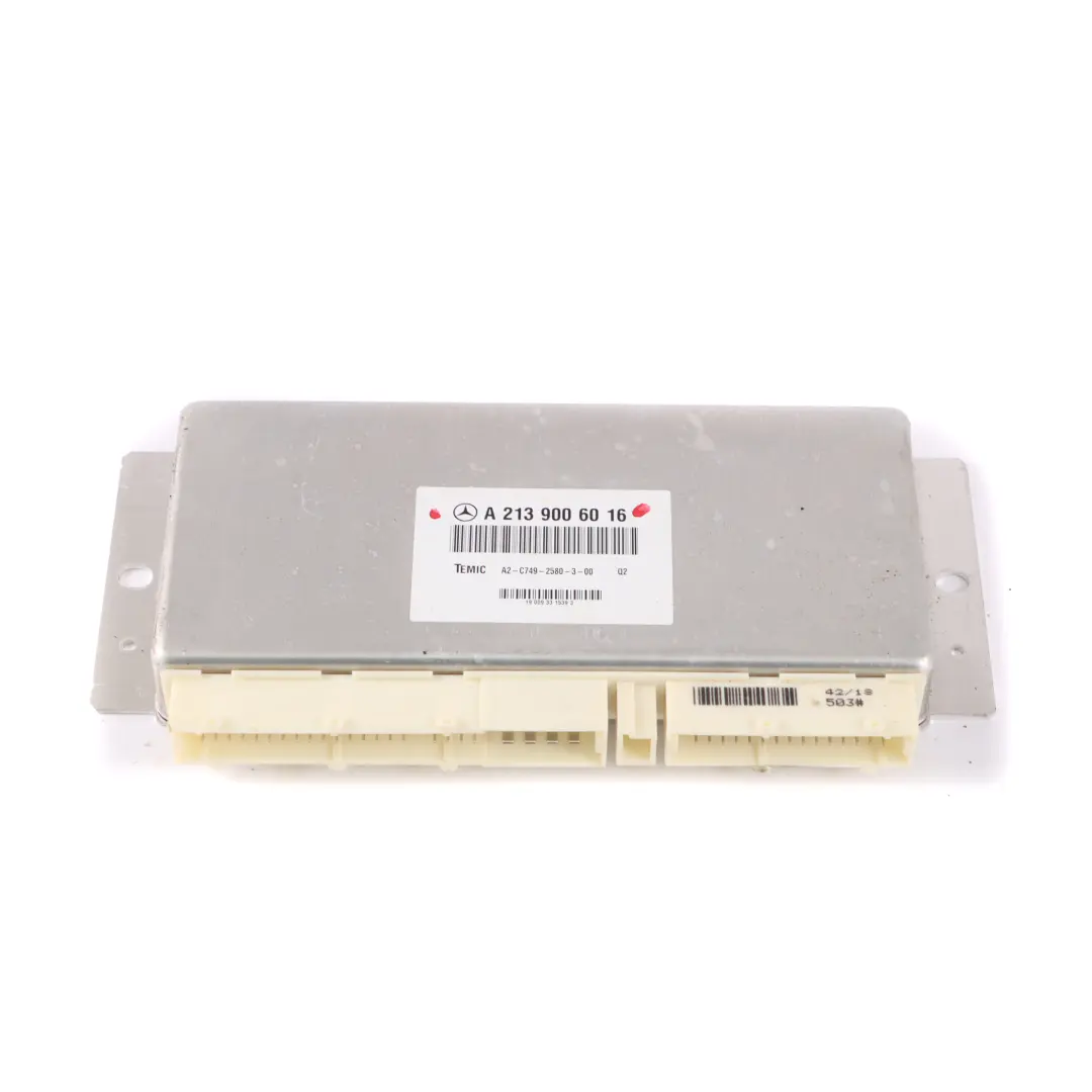 Luftfederung steuerung seinheit Modul Airmatic für Mercedes W213 C238 mit Teilenummer A2139006016 Mercedes W213 C238 Luftfederung steuerung seinheit Modul Airmatic - SKU A2139006016 - Teilenummer A2139006016