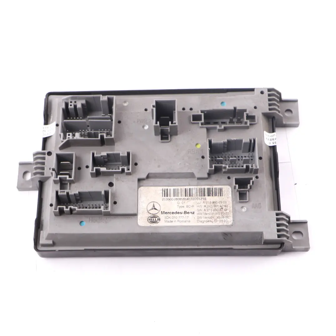Sterownik Moduł Komfortu BCM do Mercedes W213 o numerze A2139006909 Mercedes W213 Sterownik Moduł Komfortu BCM - SKU A2139006909 - Numer Części A2139006909