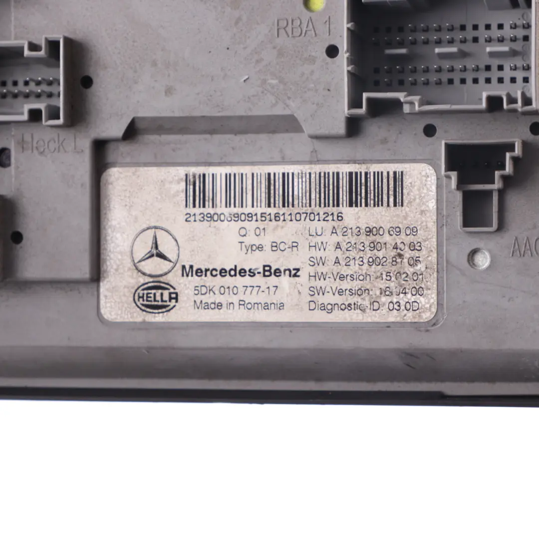 Mercedes W213 Comfort Control Module - SKU A2139006909 - Part number A2139006909