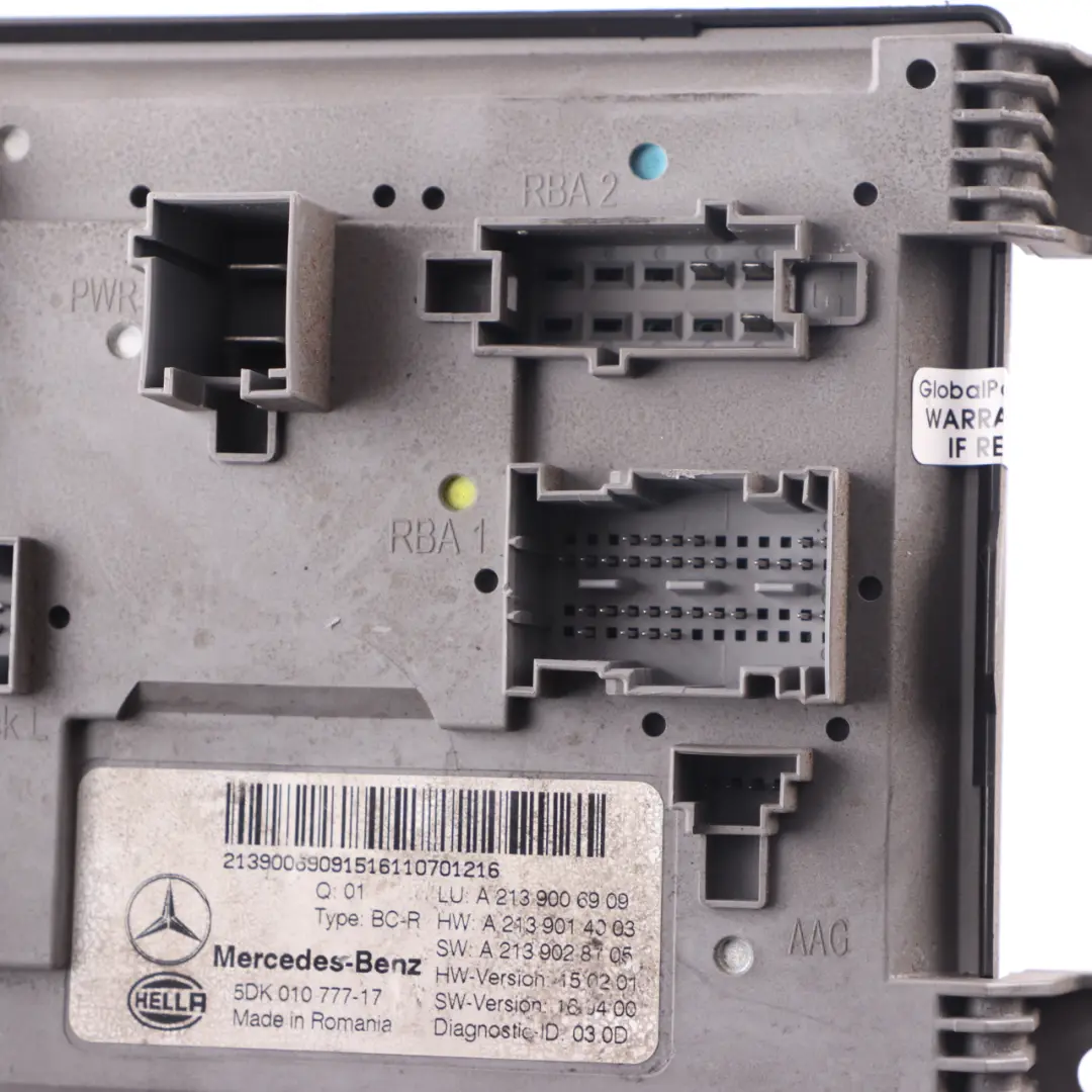 Mercedes W213 Comfort Control Module - SKU A2139006909 - Part number A2139006909