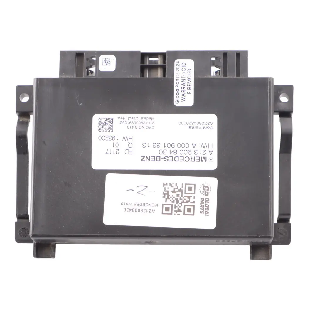 Modulo di controllo del cambio per Mercedes W910 con numero di parte A2139008430 Mercedes W910 Modulo di controllo del cambio - SKU A2139008430 - Numero di parte A2139008430