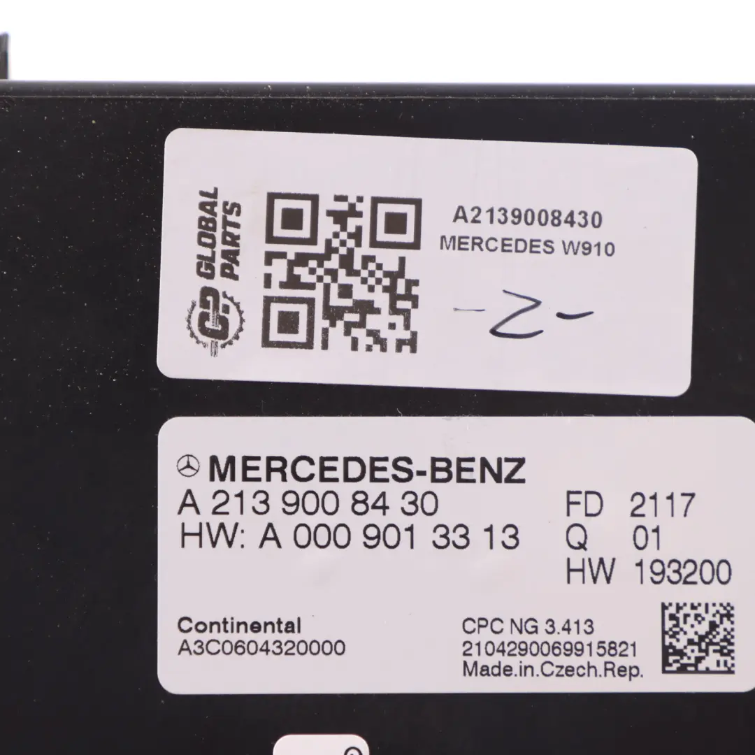 Getriebe steuerungs modul für Mercedes W910 mit Teilenummer A2139008430 Mercedes W910 Getriebe steuerungs modul - SKU A2139008430 - Teilenummer A2139008430
