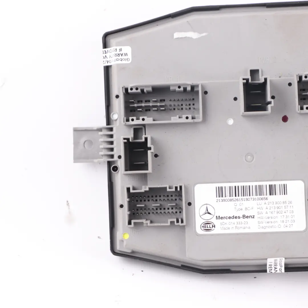 SAM Control Module ECU Front Passenger Side to Mercedes W213 with Part number A2139008526 Mercedes W213 SAM Control Module ECU Front Passenger Side - SKU A2139008526 - Part number A2139008526