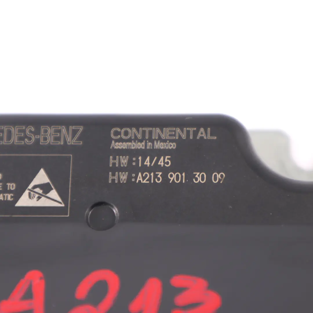  Módulo SRC Mercedes W213 Módulo de Seguridad de Aire SRS Control ECU - SKU A2139009022 - Número de pieza A2139009022