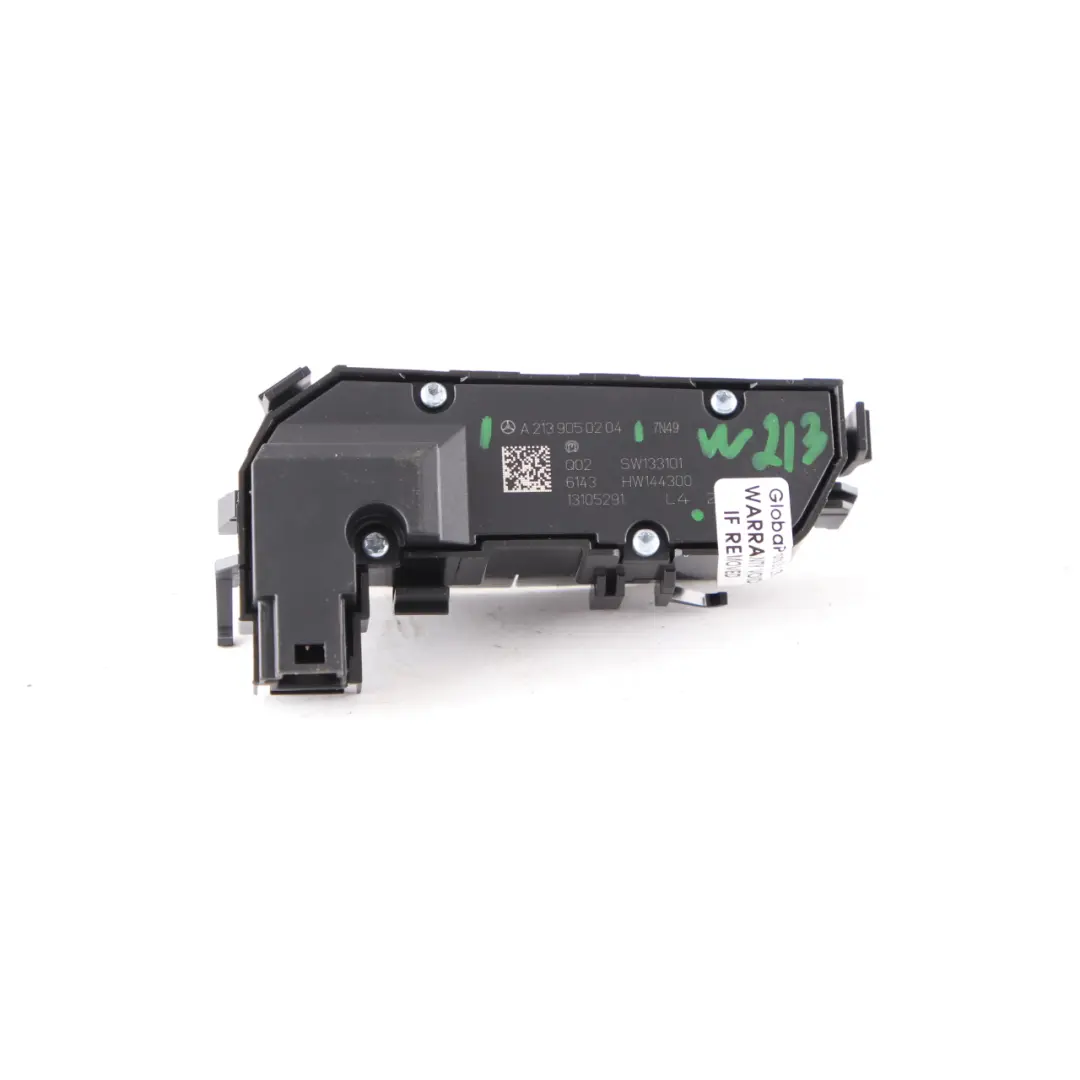 Mercedes W213 W238 Interruptor asiento Calefaccion Control Trasero Izquierdo - SKU A2139050204 - Número de pieza A2139050204