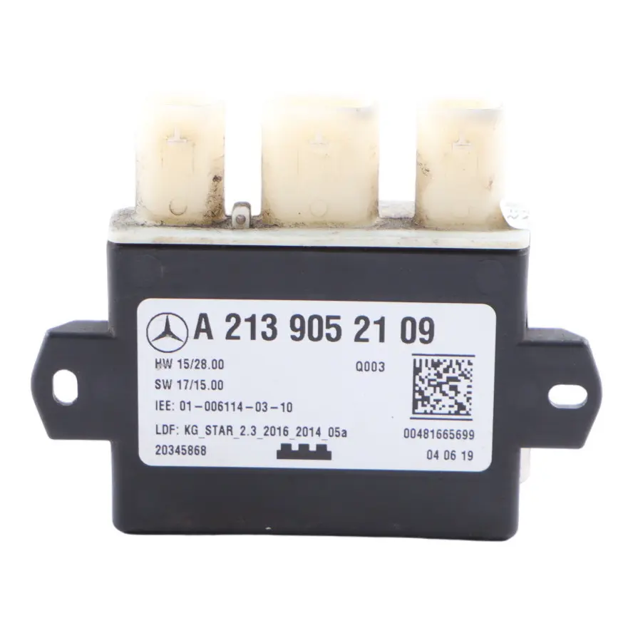 MercedesW213 Rear Tailgate Boot Control Module Unit  - SKU A2139052109 - Part number A2139052109