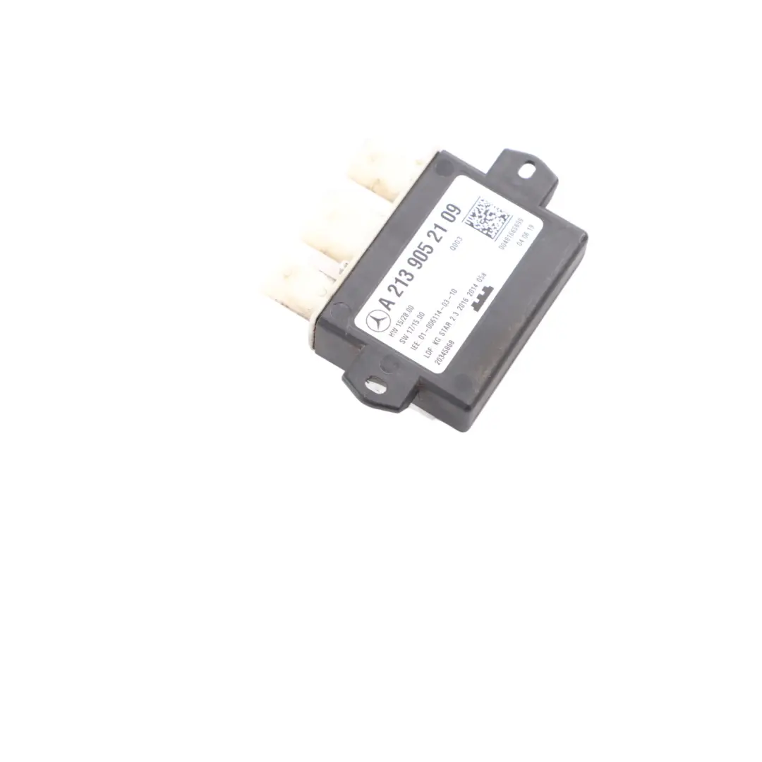 Unità modulo controllo portellone posteriore per Mercedes W213 con numero di parte A2139052109 Mercedes W213 Unità modulo controllo portellone posteriore - SKU A2139052109 - Numero di parte A2139052109