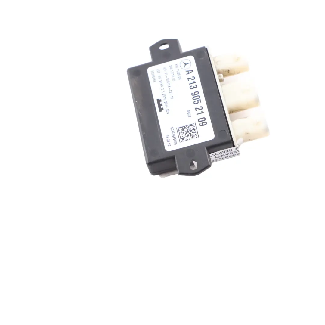 Unidad módulo control maletero portón trasero para Mercedes W213 con número de pieza A2139052109 Mercedes W213 Unidad módulo control maletero portón trasero - SKU A2139052109 - Número de pieza A2139052109