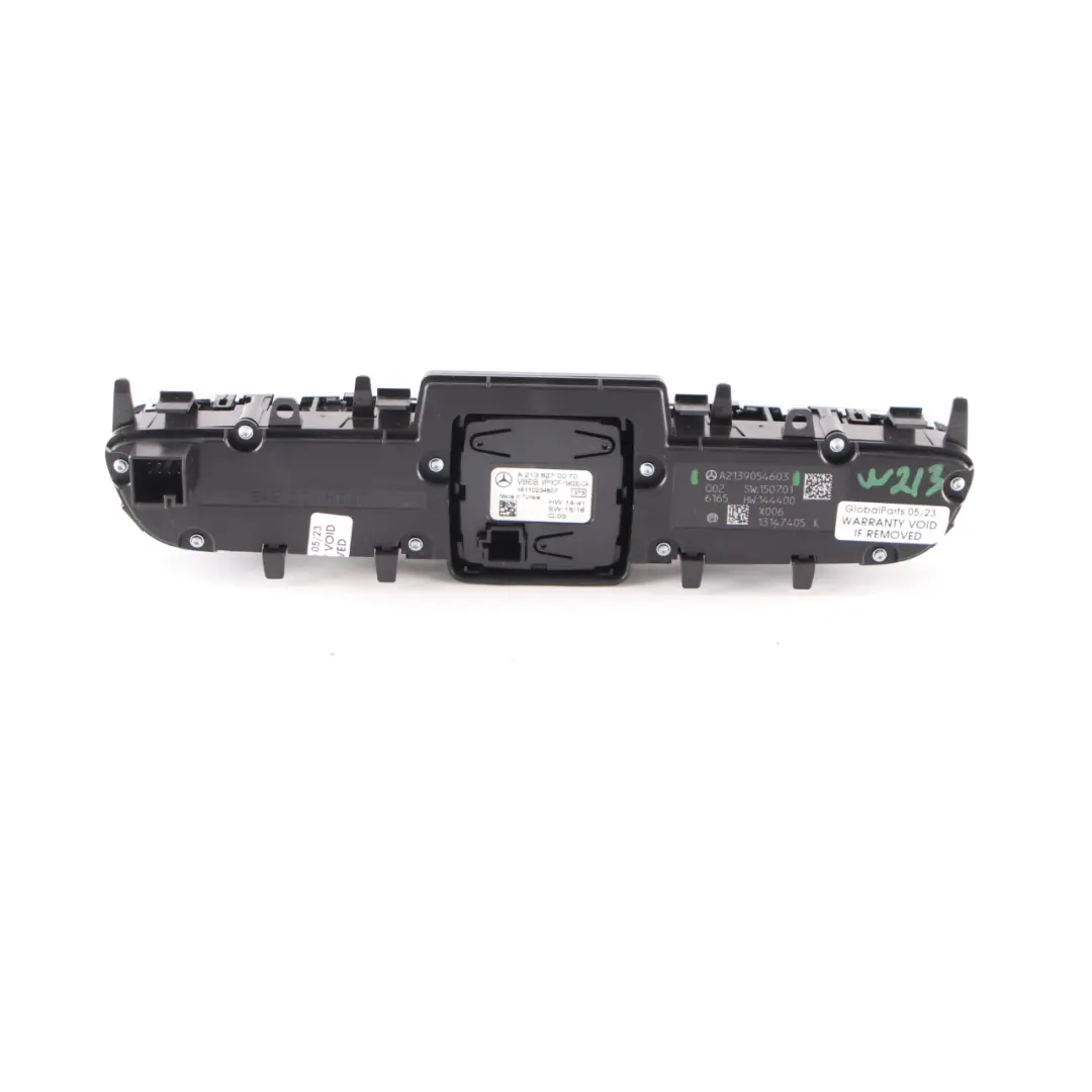  Interupteur Mercedes W213 S213 Console Centrale Horloge Danger Radio - SKU A2139054603 - Numéro de pièce A2139054603