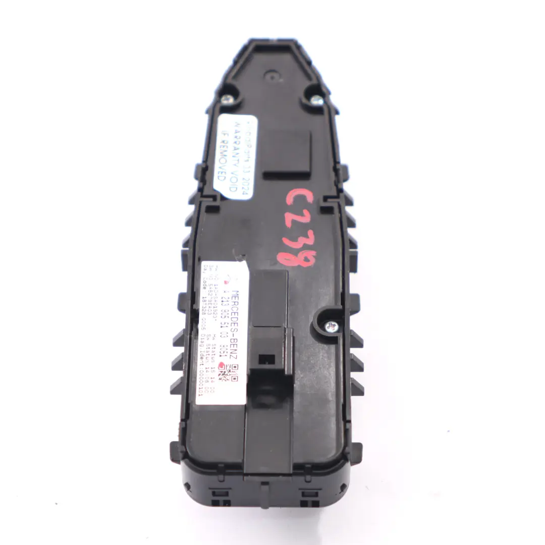 Window Switch Mirror Adjustment Front Driver Side to Mercedes C238 with Part number A2139055103 Mercedes C238 Window Switch Mirror Adjustment Front Driver Side - SKU A2139055103 - Part number A2139055103
