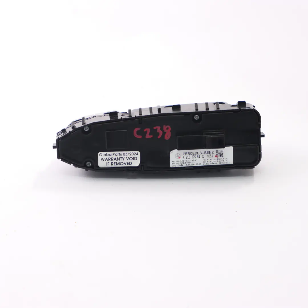 Window Switch Mirror Adjustment Front Driver Side to Mercedes C238 with Part number A2139055103 Mercedes C238 Window Switch Mirror Adjustment Front Driver Side - SKU A2139055103 - Part number A2139055103