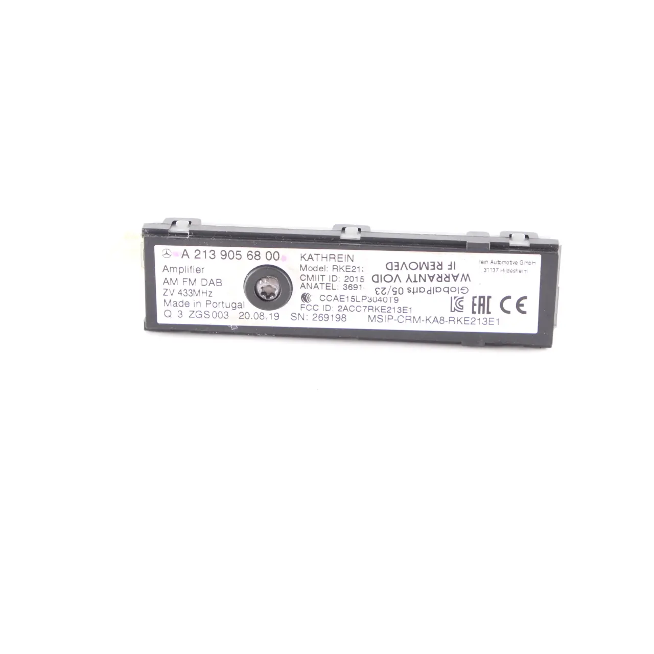Antenna amplificatore Mercedes W205 W213 AM FM DAB Modulo antenna A2139056800