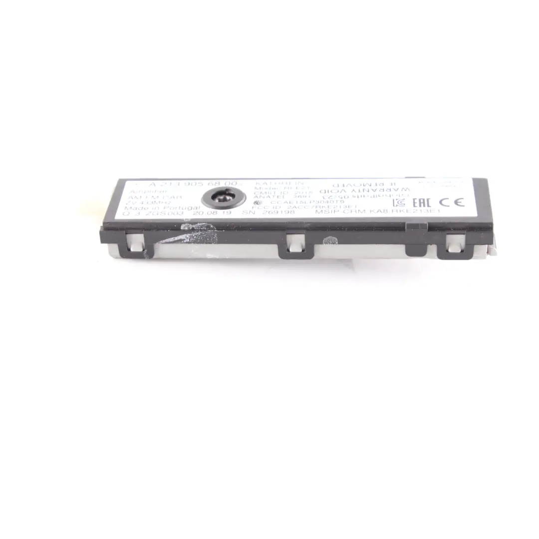 Antenna Amplifier Mercedes W205 W213 AM FM DAB Aerial Module Unit to with Part number A2139056800 Antenna Amplifier Mercedes W205 W213 AM FM DAB Aerial Module Unit - SKU A2139056800 - Part number A2139056800
