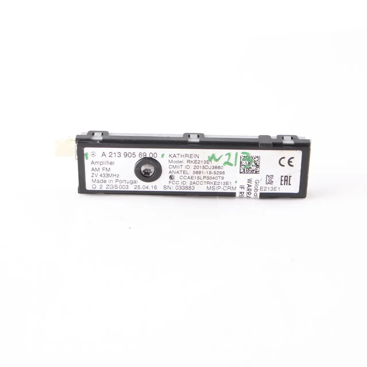 Amplificador de antena Mercedes W213 S213 W238 Aerial Module Right A2139056900