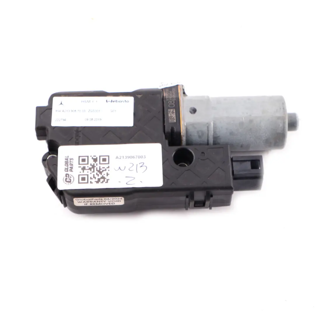 Mercedes C167 W213 W247 Techo corredizo panorámico Accionamiento - SKU A2139067003 - Número de pieza A2139067003
