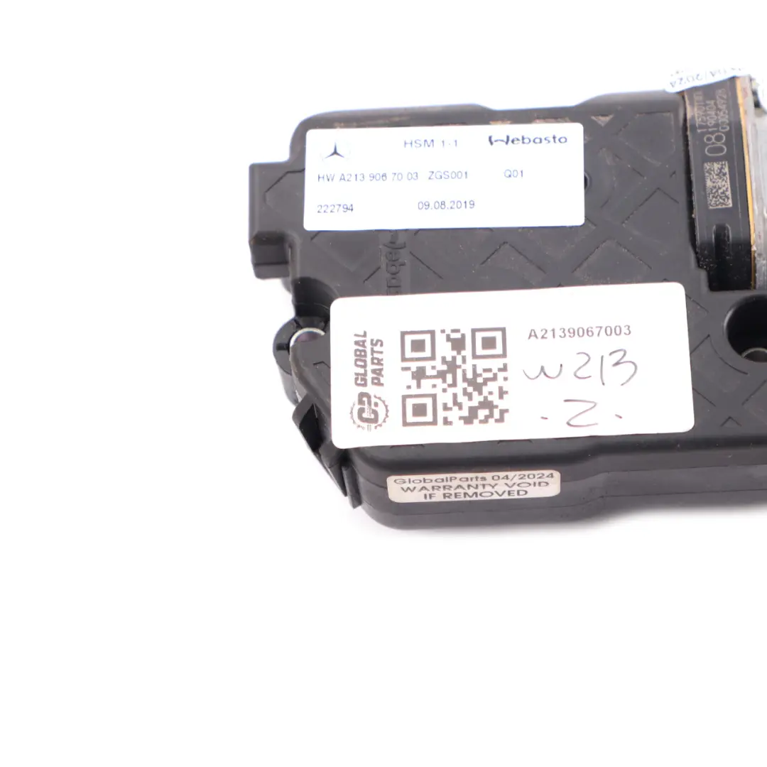 Mercedes C167 W213 W247 Techo corredizo panorámico Accionamiento - SKU A2139067003 - Número de pieza A2139067003