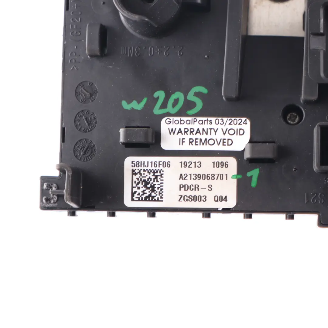 Boîte Fusibles Arrière Module SAM Unité pour Mercedes W205 W213 à propos du numéro de pièce A2139068701 Mercedes W205 W213 Boîte Fusibles Arrière Module SAM Unité - SKU A2139068701-1 - Numéro de pièce A2139068701