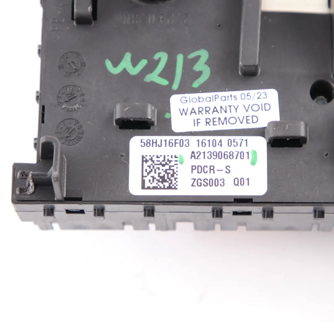 Mercedes W205 W213 Fuse Box Rear SAM Module Electrical Fuse Unit - SKU A2139068701 - Part number A2139068701