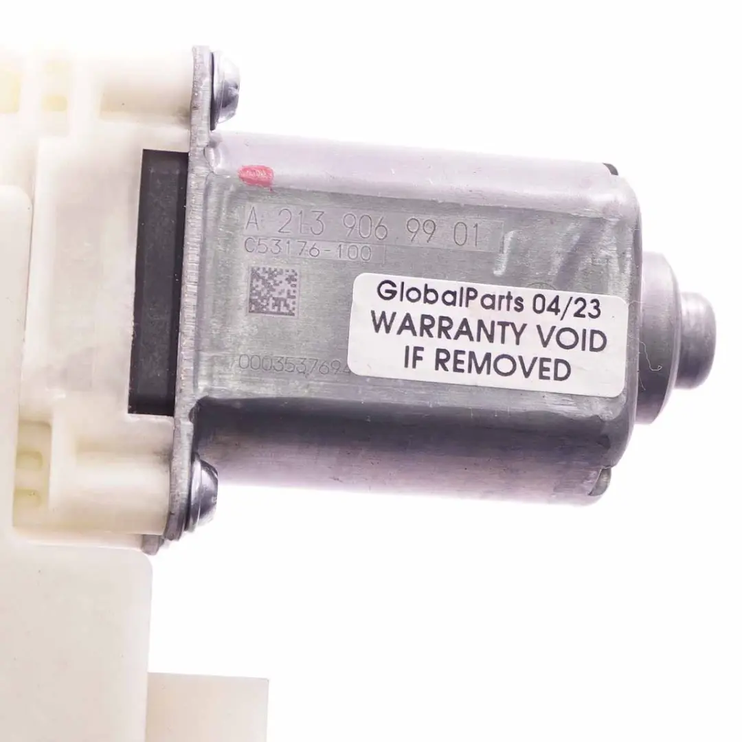 Moteur Lève Vitre Porte Avant Gauche d'Entraînement pour Mercedes W213 à propos du numéro de pièce A2139069901 Mercedes W213 Moteur Lève Vitre Porte Avant Gauche d'Entraînement - SKU A2139069901 - Numéro de pièce A2139069901