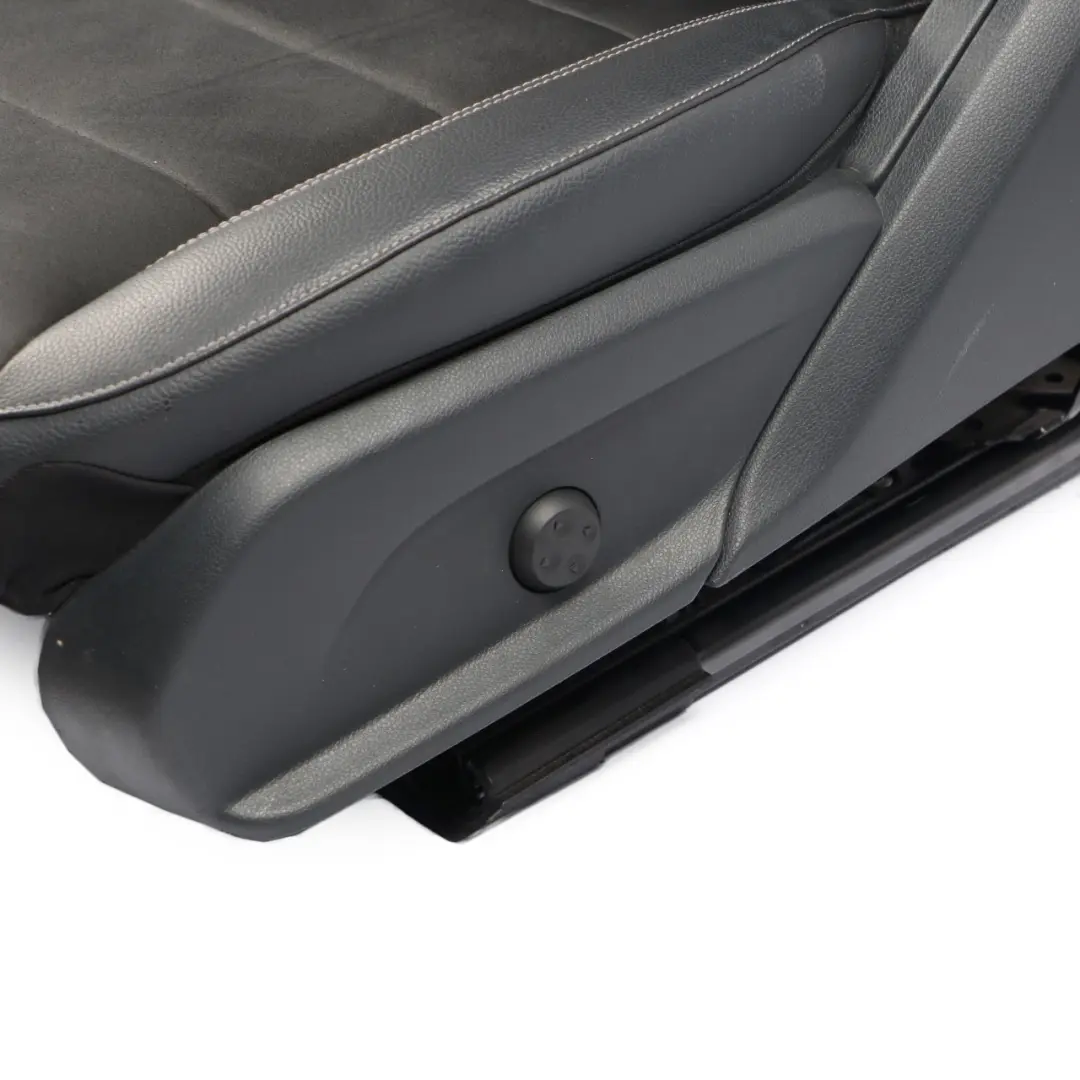 Mercedes W213 Front Seat Left N/S Heated Interior Fabric Imiation Leather Black - SKU A2139102702-1 - Part number A2139102702