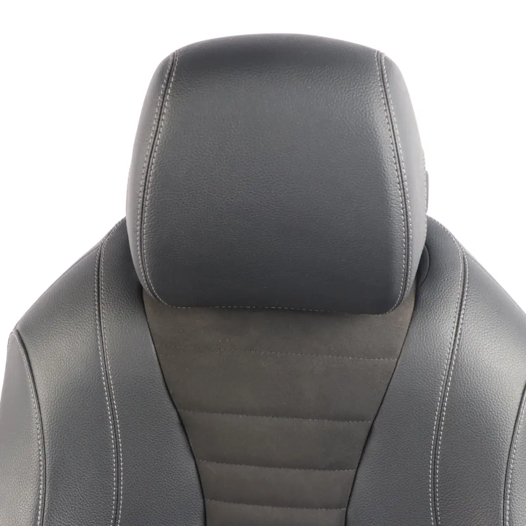 Mercedes W213 Front Seat Left N/S Heated Interior Fabric Imiation Leather Black - SKU A2139102702-1 - Part number A2139102702