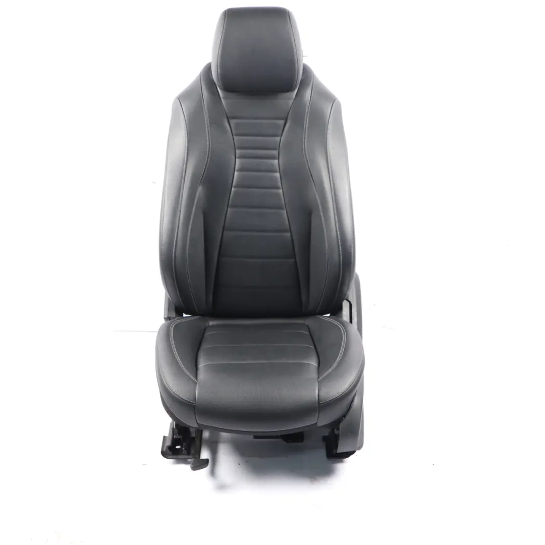 Mercedes W213 Front Seat Right O/S Electric Interior Leather Black - SKU A2139104002-2 - Part number A2139104002