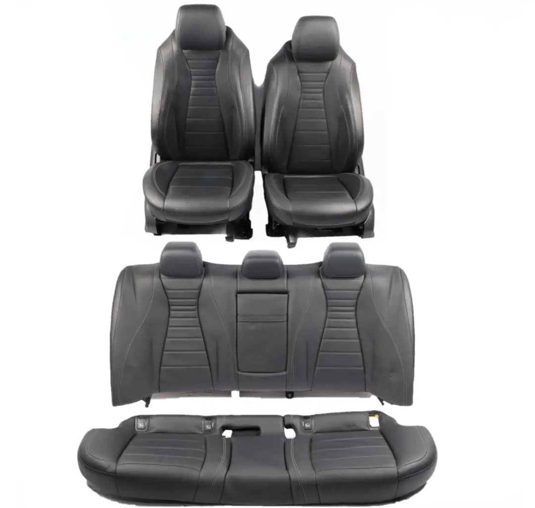 Seats Mercedes W213 Saloon Leather Heated Black Front Rear Seat Set  - SKU A2139104312-1 - Part number A2139104312
